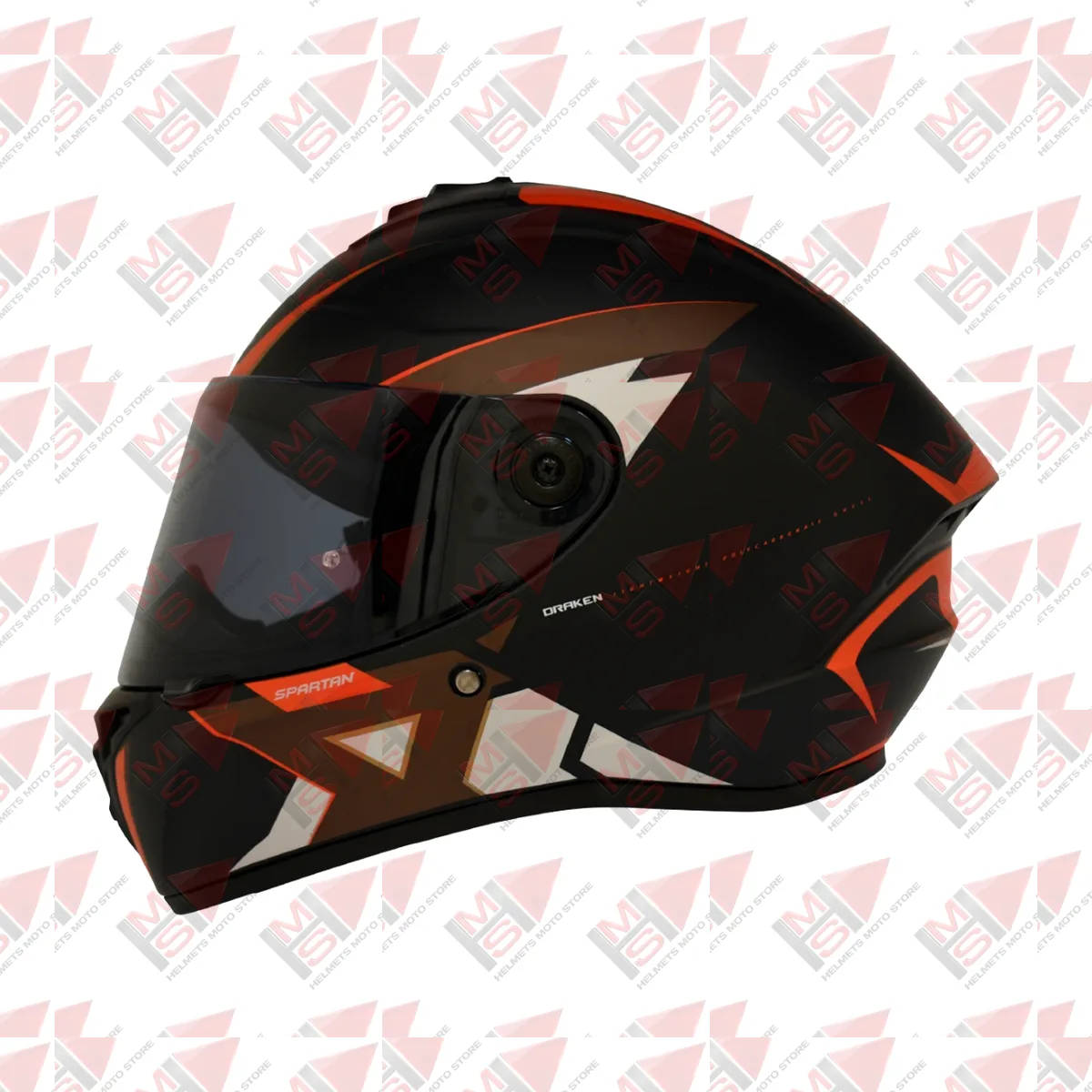 CASCO SPARTAN DRAKEN FRANTIC NEGRO CAMO CAFÉ
