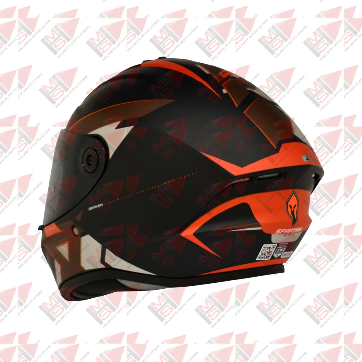 CASCO SPARTAN DRAKEN FRANTIC NEGRO CAMO CAFÉ vista 8