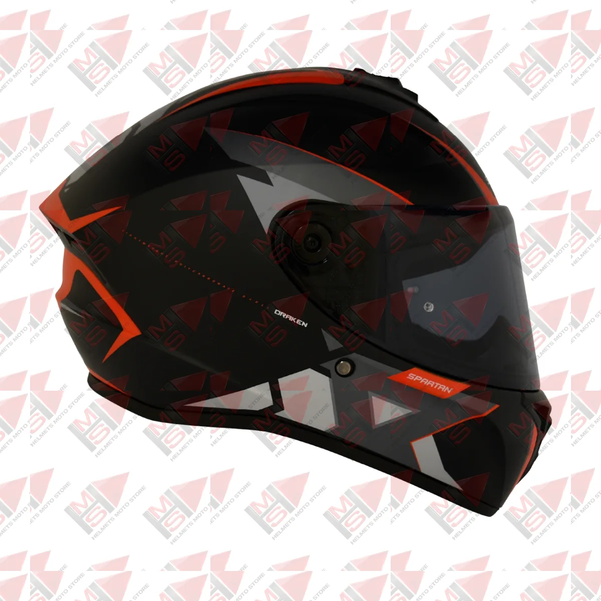 CASCO SPARTAN DRAKEN FRANTIC NEGRO CAMO GRIS vista 5