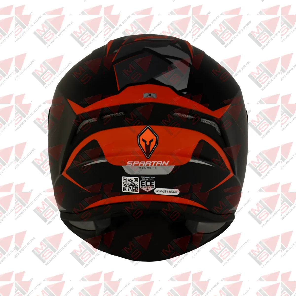 CASCO SPARTAN DRAKEN FRANTIC NEGRO CAMO GRIS vista 7