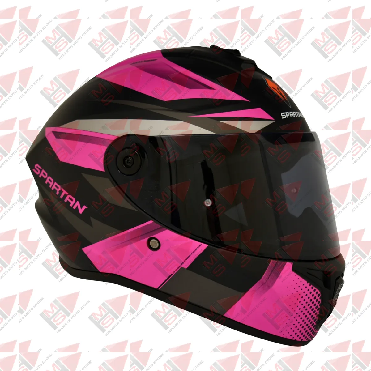 CASCO SPARTAN DRAKEN RONIN FUCSIA vista 4