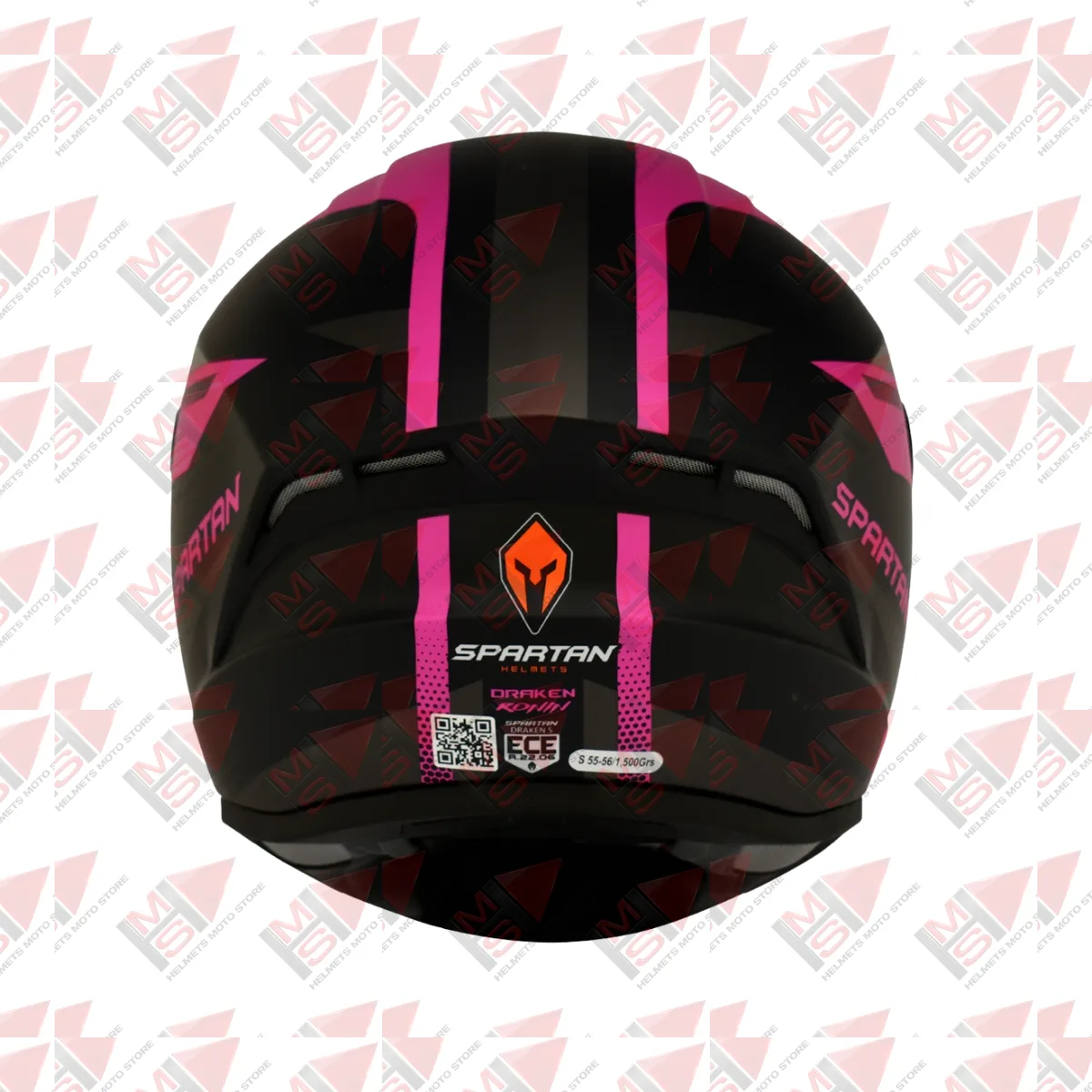 CASCO SPARTAN DRAKEN RONIN FUCSIA vista 7