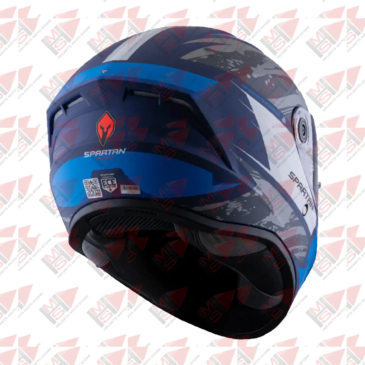 CASCO SPARTAN DRAKEN S LYNX AZUL GRIS vista 6