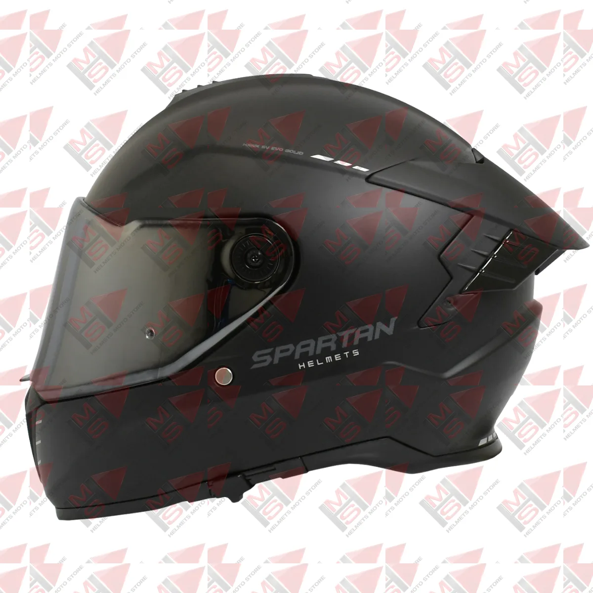 CASCO SPARTAN HAWK EVO SV NEGRO MATE