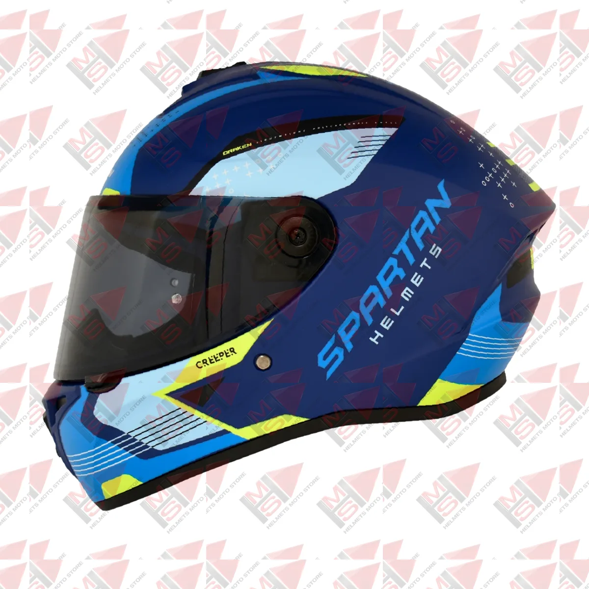 CASCO SPARTAN DRAKEN CREEPER AZUL