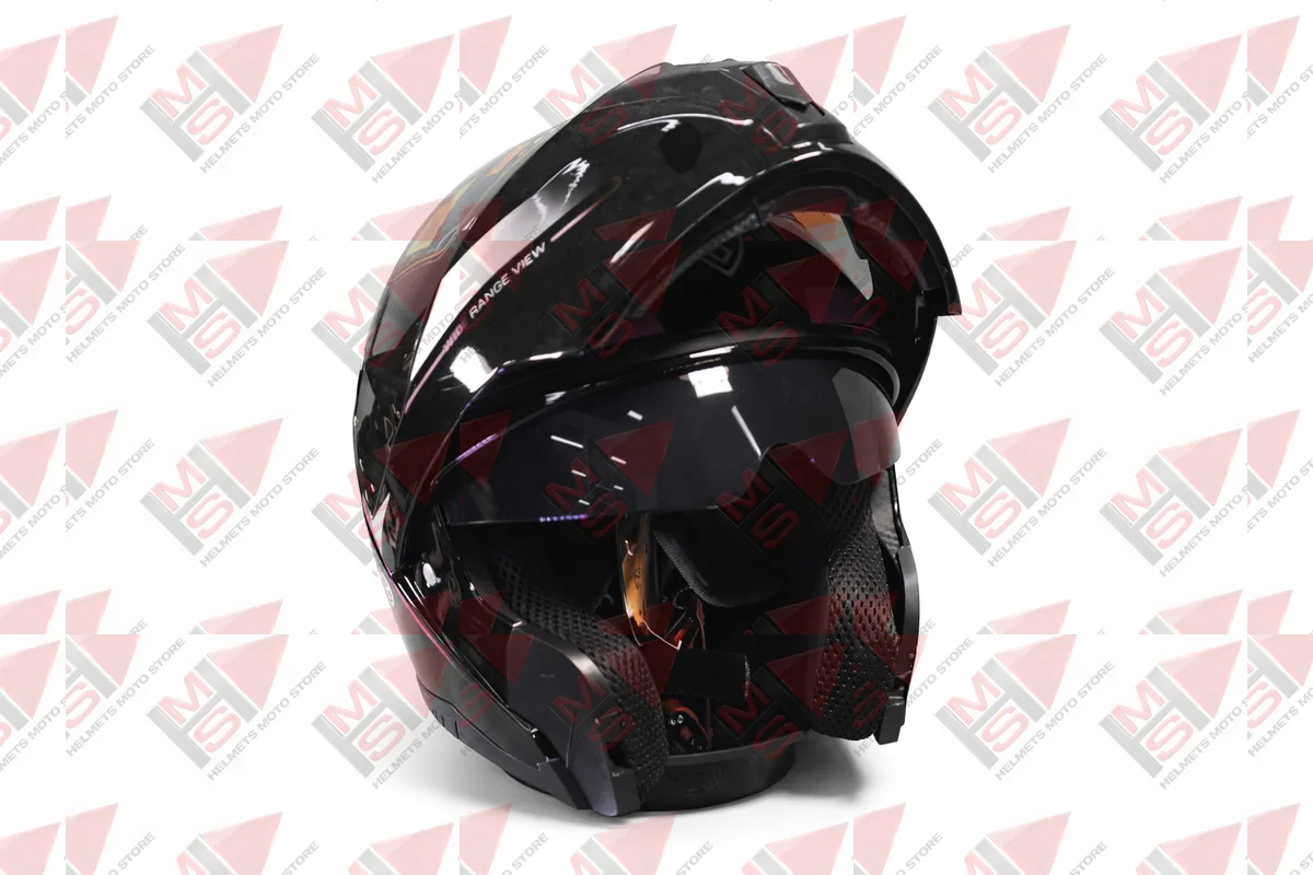 CASCO ABATIBLE XECURO NEGRO MUJER vista 9