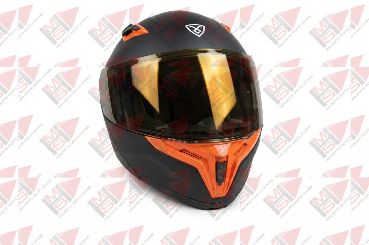 CASCO ABATIBLE XECURO NEGRO ROJO vista 8