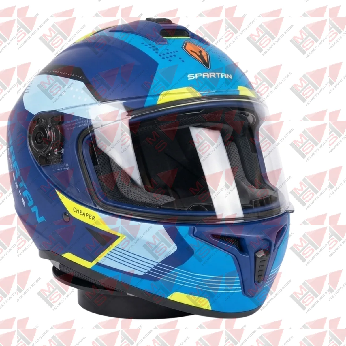 CASCO SPARTAN DRAKEN FRANTIC AZUL ROSA vista 21