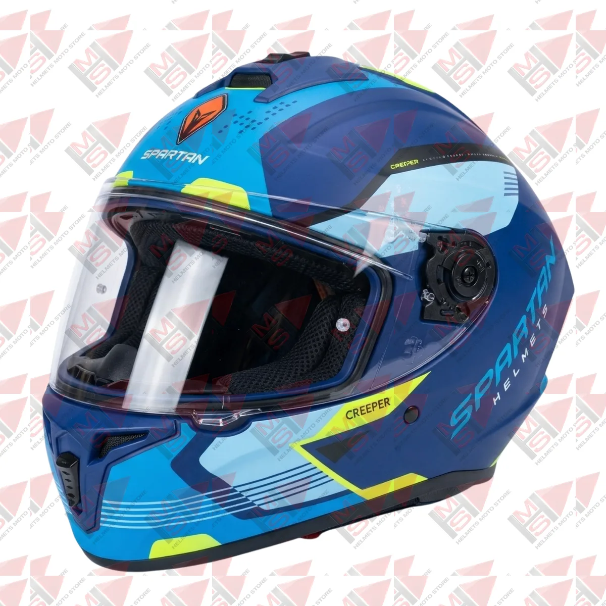 CASCO SPARTAN DRAKEN FRANTIC AZUL ROSA vista 22