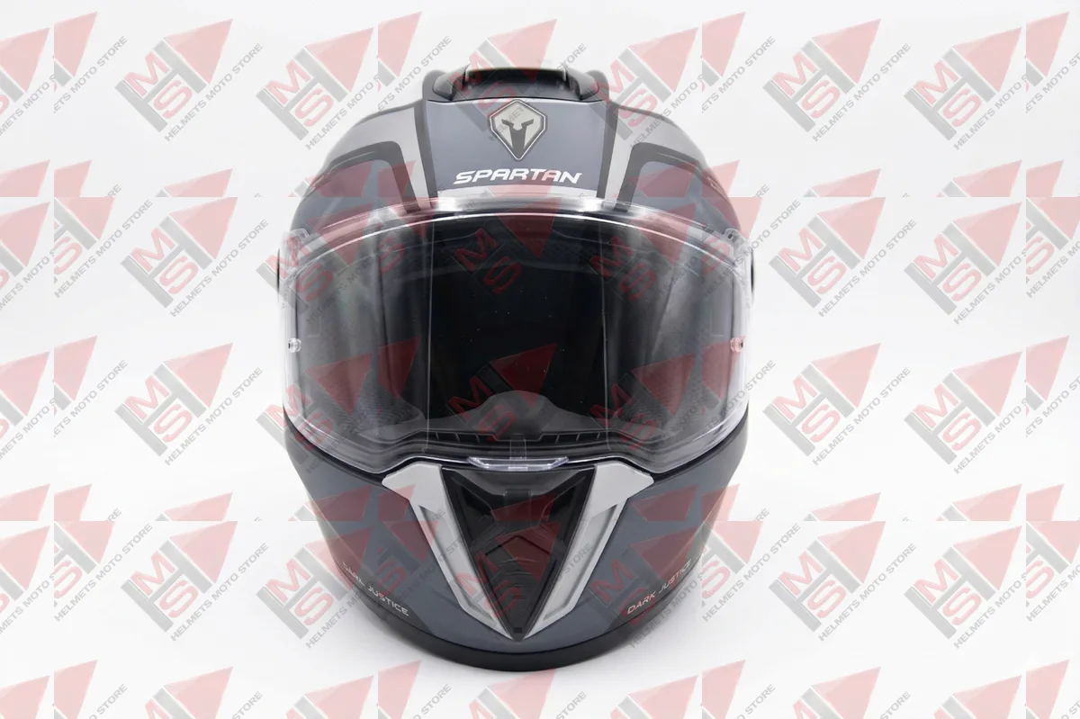 CASCO SPARTAN DRAKEN FRANTIC NEGRO CAMO GRIS vista 9