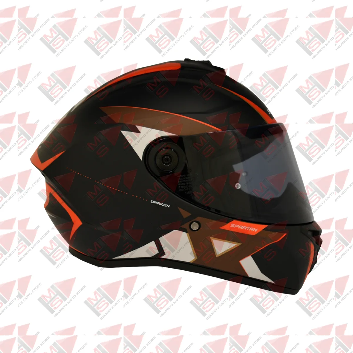 CASCO SPARTAN DRAKEN FRANTIC NEGRO CAMO CAFÉ vista 13