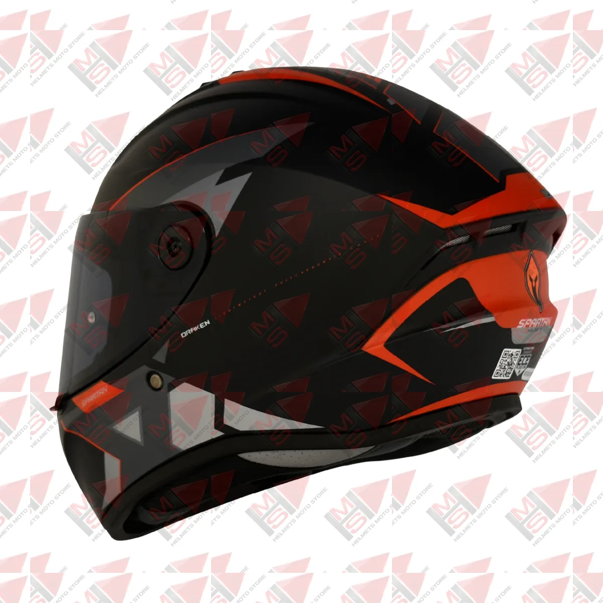 CASCO SPARTAN DRAKEN FRANTIC NEGRO CAMO GRIS vista 19