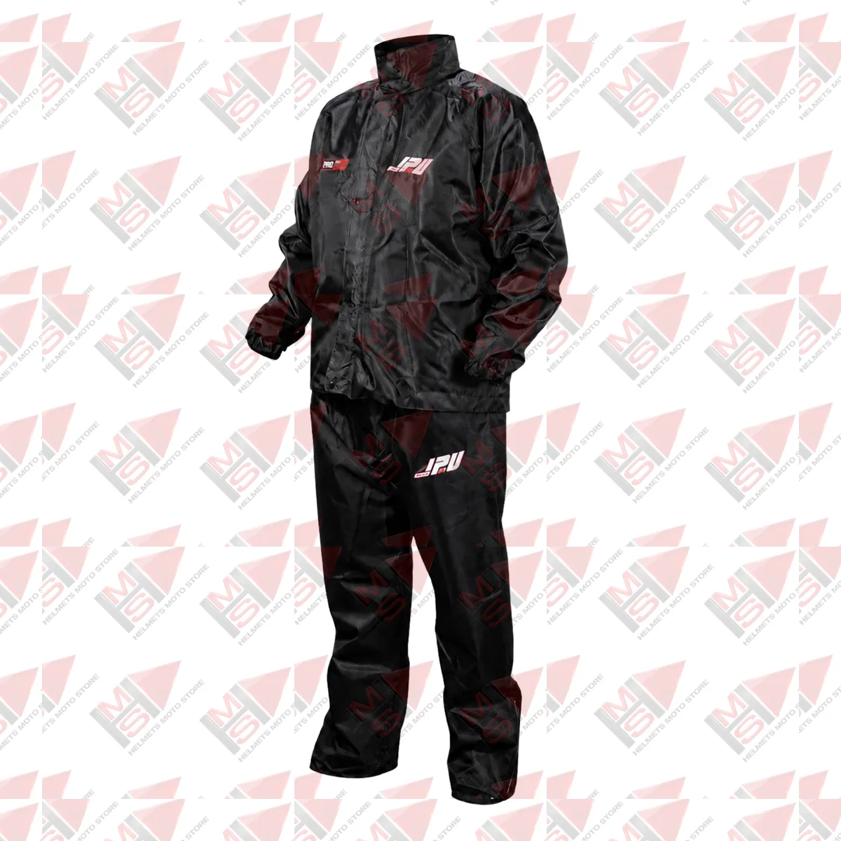 DETALLE DE LA TELA Y LOS AJUSTES DEL IMPERMEABLE